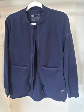 Figs Navy Bomber Jacket for Women
